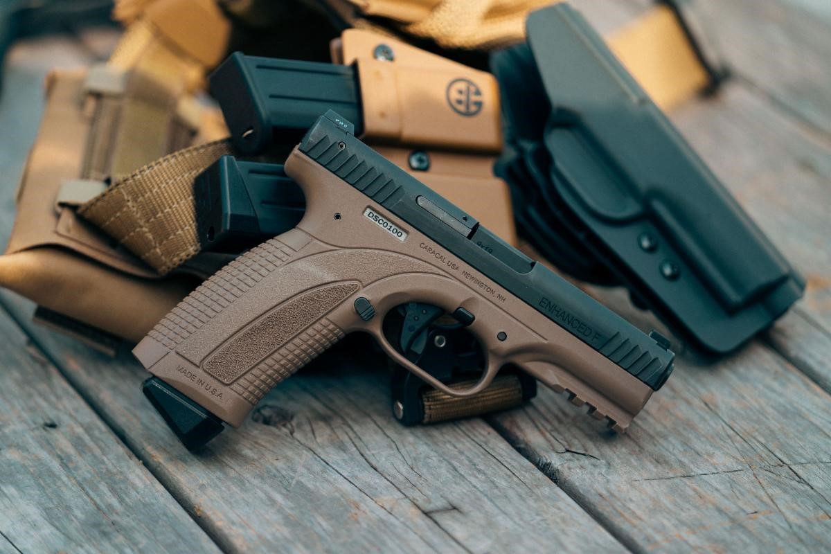 The AmericanMade Enhanced F Pistol from Caracal USA® has Arrived