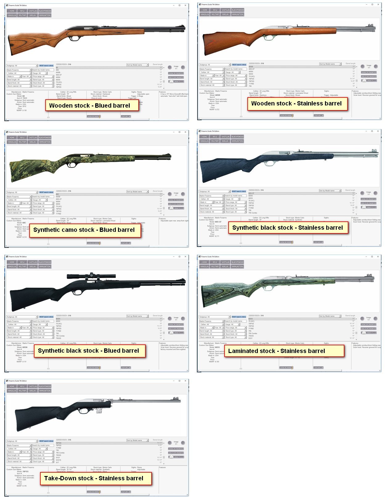 Handgun Identification Chart