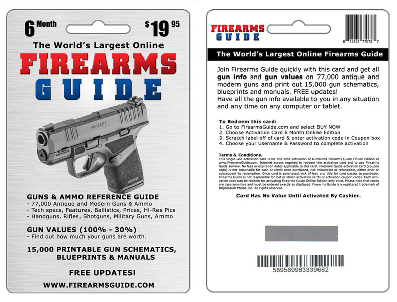 Firearms Guide 8th Edition gun guide and schematics library for Mac & PC 