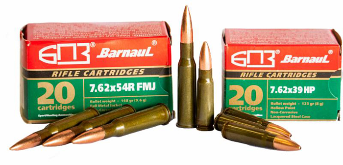 Only recently has Barnaul 7.62x39mm and 7.62x54R ammunition been avai...