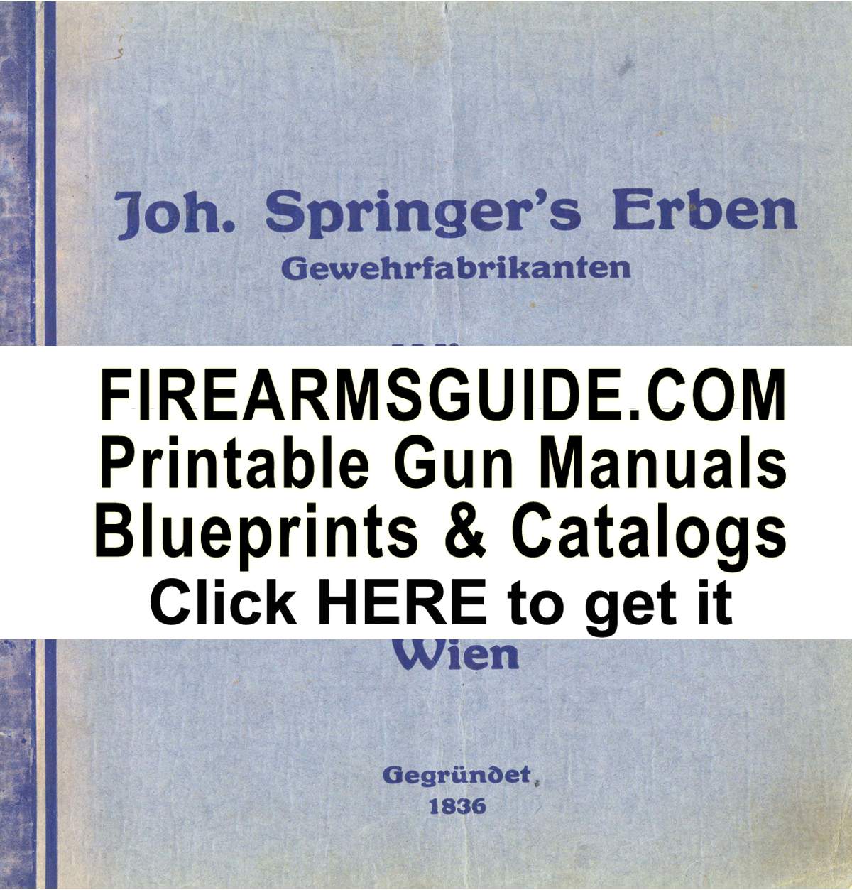 Over 18,500 printable gun schematics (diagrams), blueprints, manuals and  antique gun catalogs