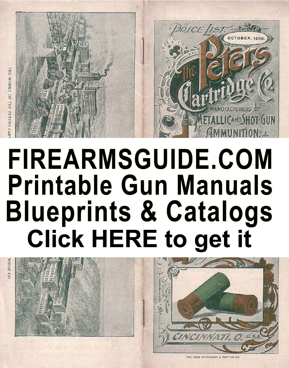 Vintage PETERS Cartridge Co Brochure Shotgun Rifle Slugs HIGH VELOCITY 