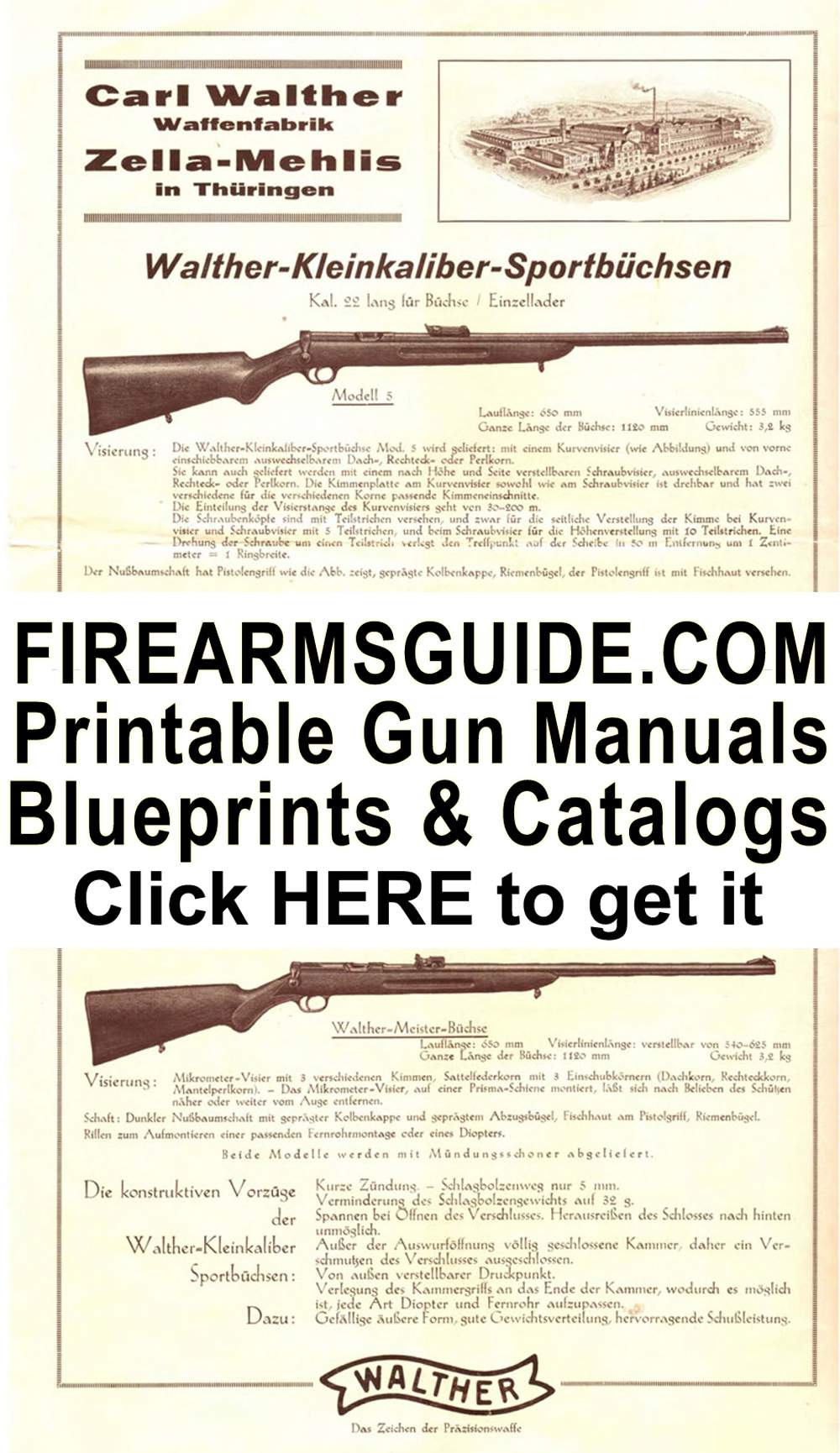 Over 18,500 printable gun schematics (diagrams), blueprints, manuals and  antique gun catalogs