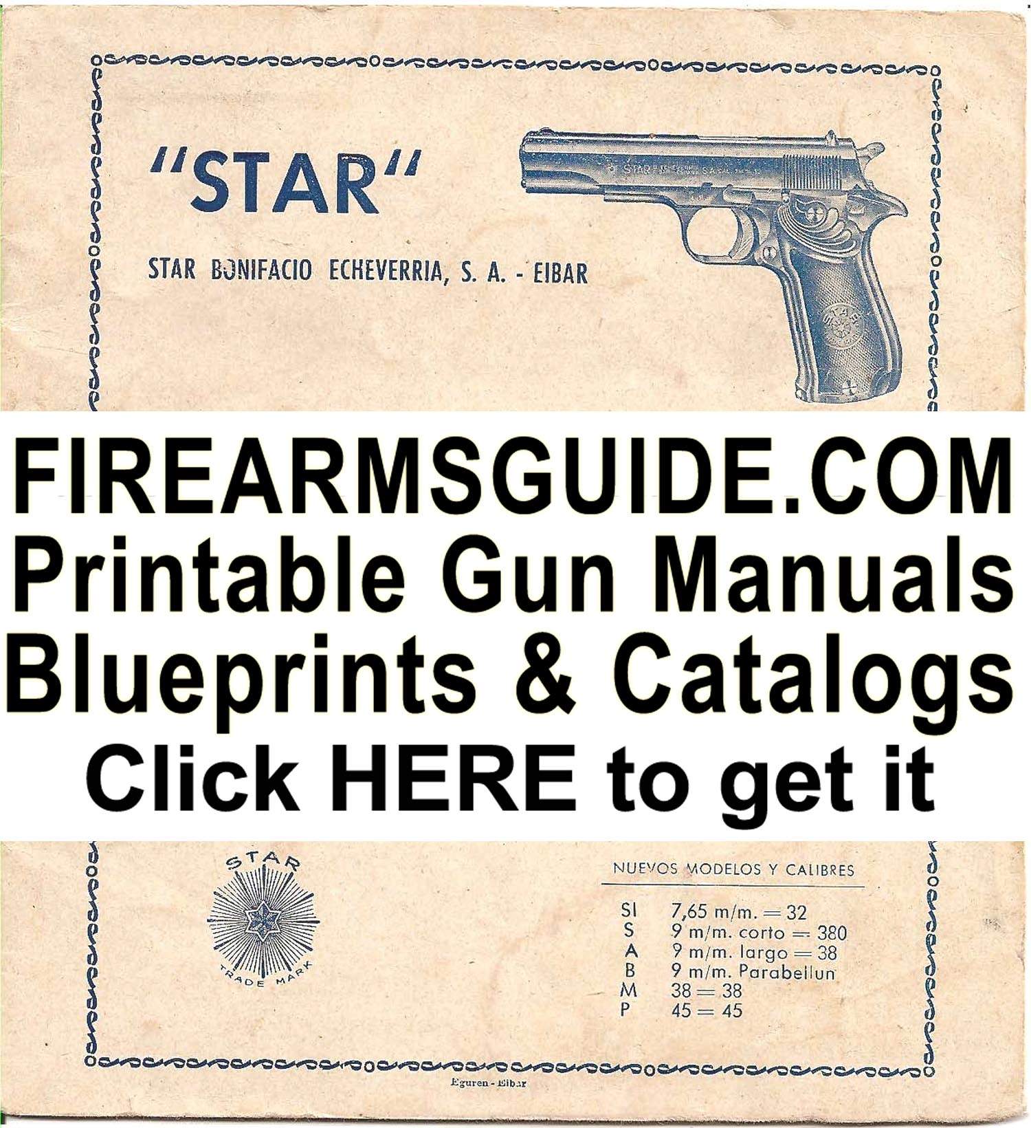 1967 Models 580-581-582 Folder, Vintage Gun Catalogs