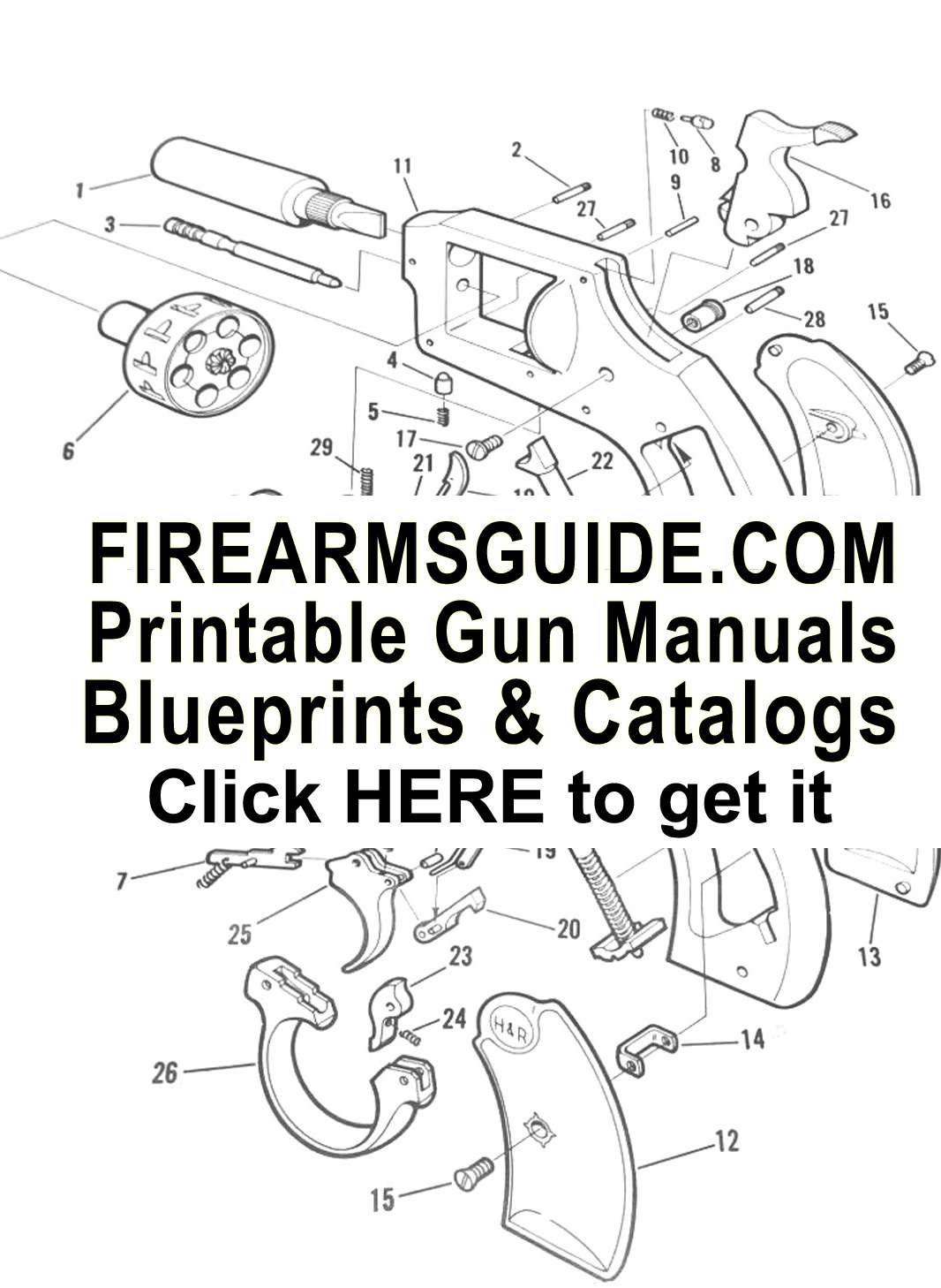 Printable Gun Manuals, Blueprints, Schematics and Guns & Ammo Catalogs