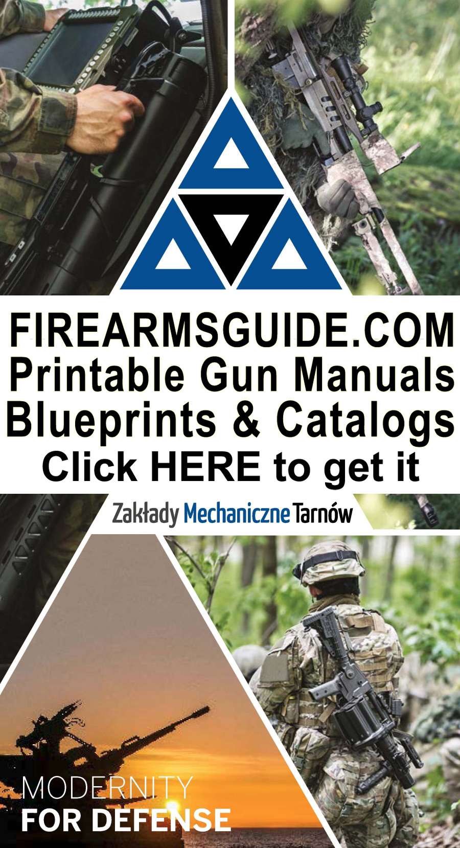 Printable Gun Manuals, Blueprints, Schematics And Catalogs