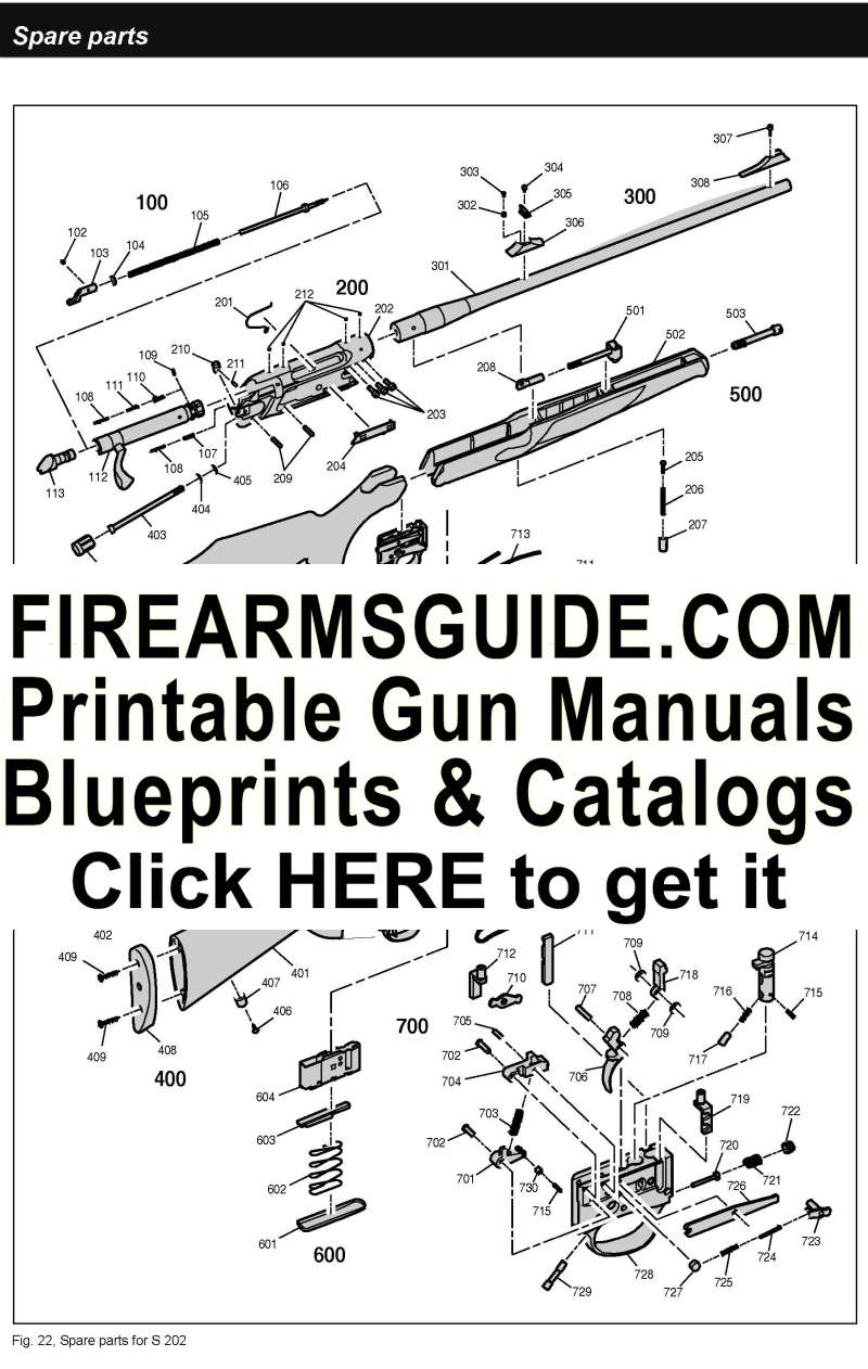 Printable Gun Manuals, Blueprints, Schematics And Catalogs, 43% OFF