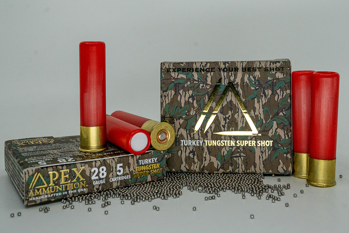 apex-ammunition-introduces-28-gauge-mossy-oak-green-leaf-turkey-tss-blend