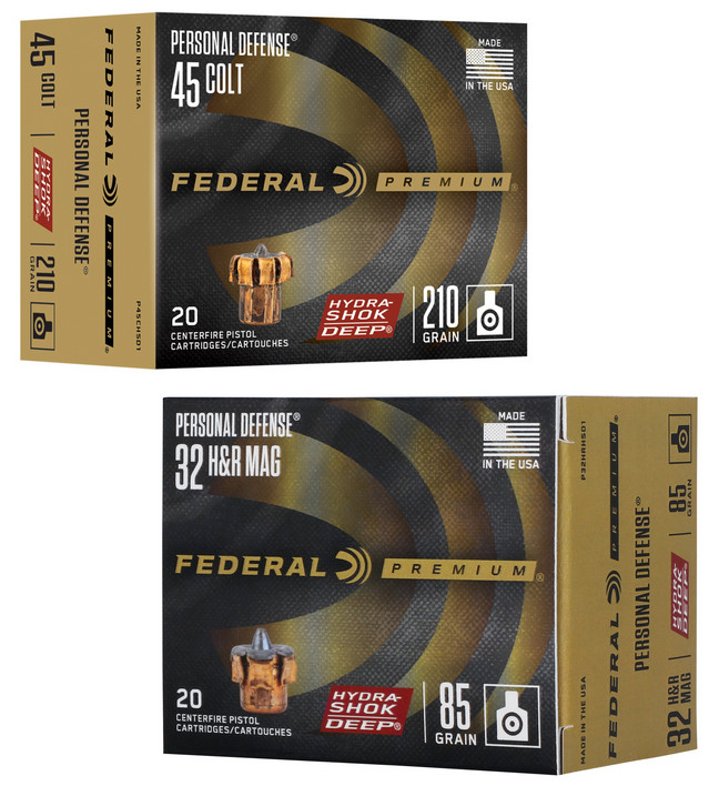 Federal’s New Hydra-Shok Deep 32 H&R and 45 Colt Loads Now Shipping