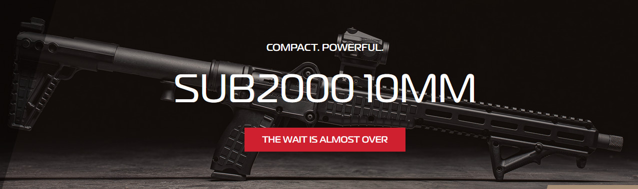 KELTEC SUB2000 FOLDING CARBINE NOW CHAMBERED IN 10MM