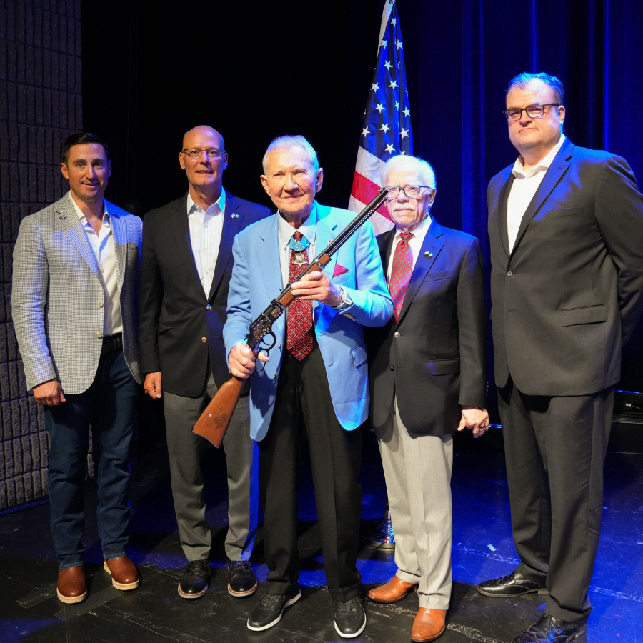 Medal of Honor Marine Receives Henry Repeating Arms Tribute