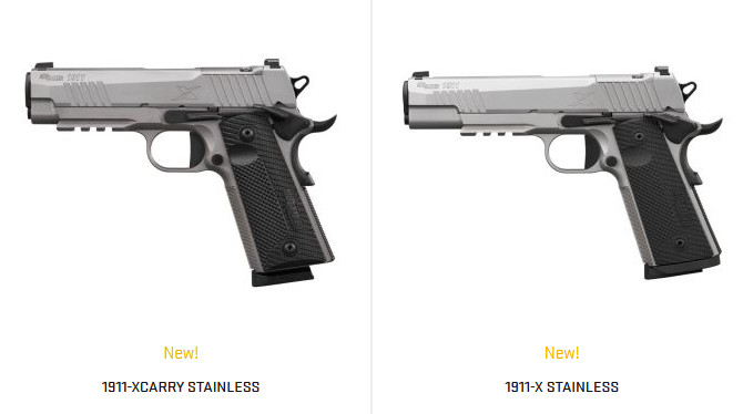 Introducing the SIG 1911-X Stainless: Aged to Perfection