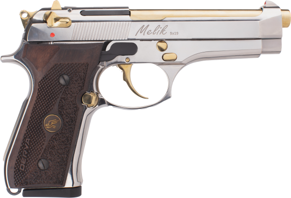 Derya Expands Melik Line with the GOLD 9mm Pistol