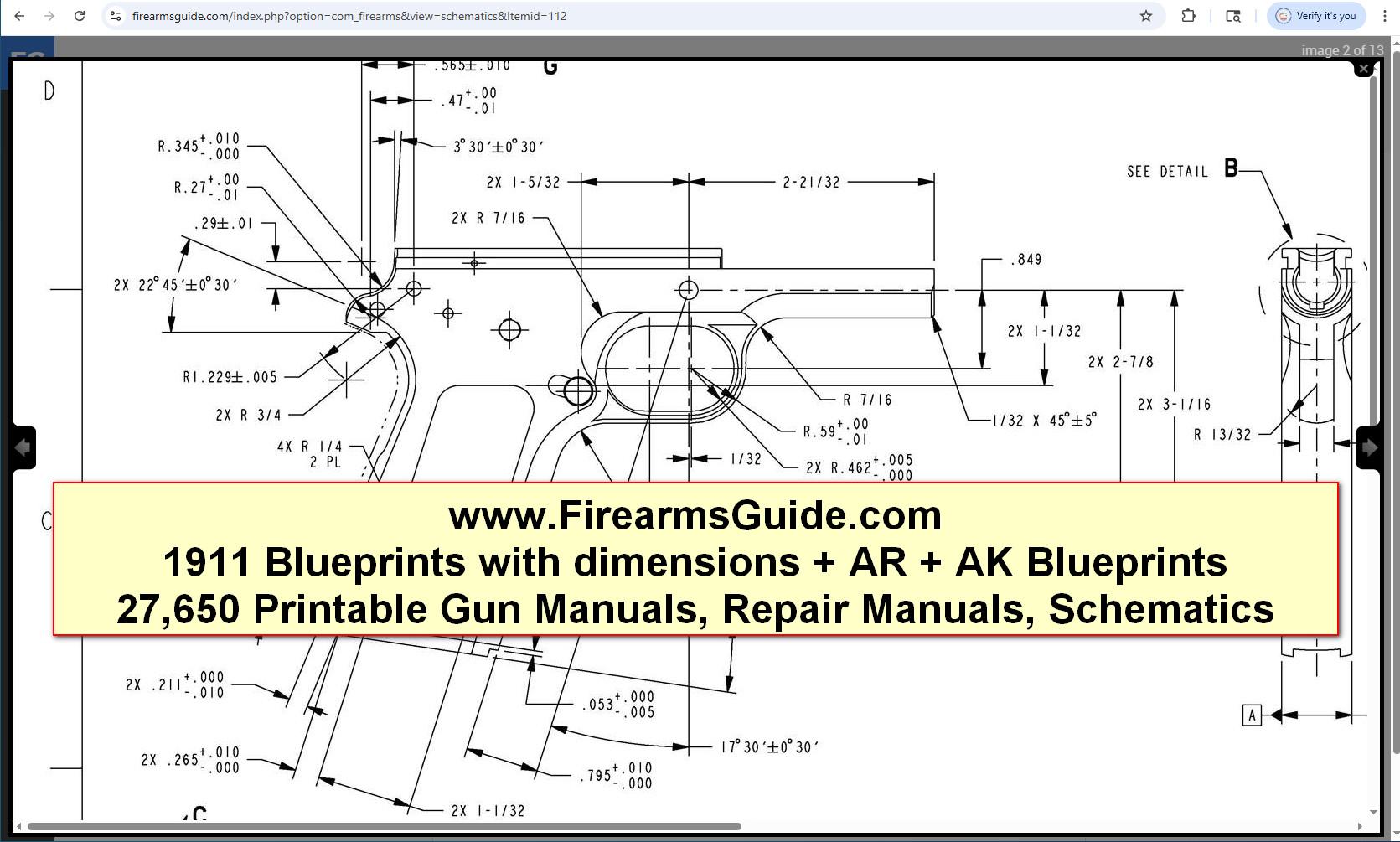 FirearmsGuide.com – The World’s Largest Gunsmithing Library for Firearm Repair, Maintenance, Schematics, Blueprints, Manuals & Exploded Gun Parts Diagrams FirearmsGuide.com – The World’s Largest Gunsmithing Library for Firearm Repair, Maintenance, Schematics, Blueprints, Manuals & Exploded Gun Parts Diagrams