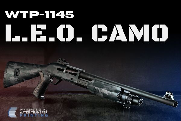 TWN Industries Releases L.E.O. Camo, a New Urban Camouflage Hydrographic Film TWN Industries Releases L.E.O. Camo, a New Urban Camouflage Hydrographic Film